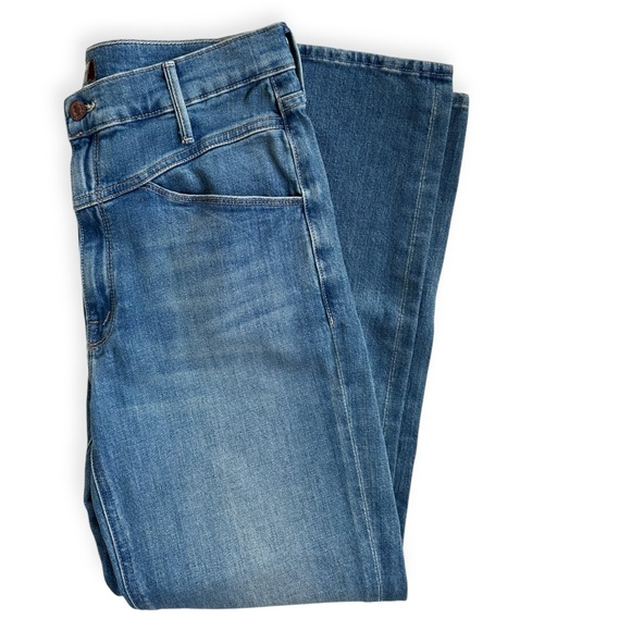 MOTHER • Dazzler Yoke Front Ankle Jean - Wander Dust - Picture 7 of 14